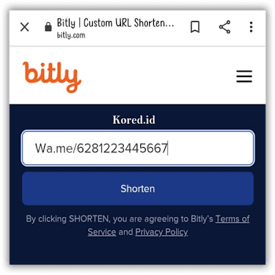 Cara Membuat Link Whatsapp di Bit.ly