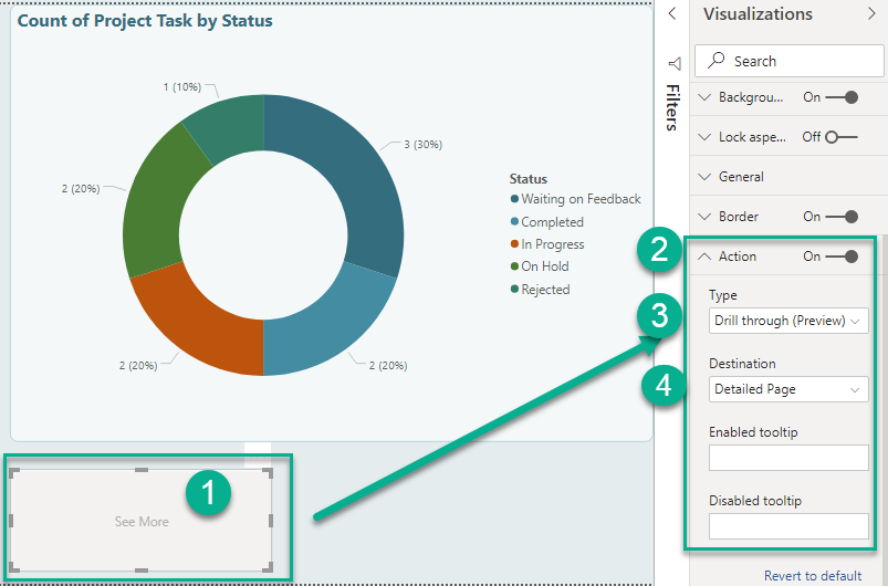 Binary Republik How to create a Drill Through Button in Power BI?