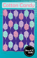 Cotton Candy quilt pattern using minky
