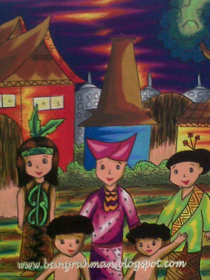 Tema Kebudayaan Contoh Poster Kebudayaan Indonesia Yang Mudah Digambar