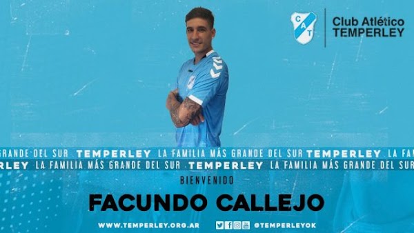 Oficial: Temperley, firma Callejo