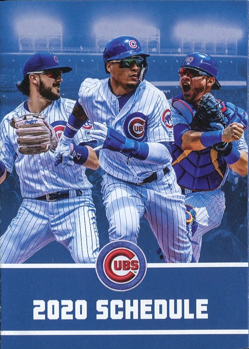 Wrigley Wax: 2020 Cubs Schedule Version 1 Wrigley Wax: 2020 Cubs Schedule Version 1