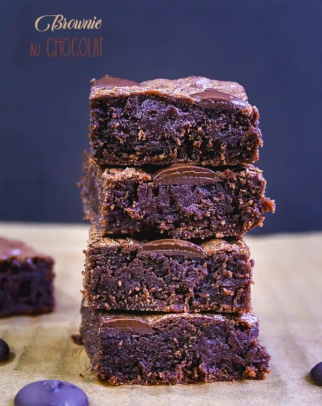 Recette - Brownie au chocolat noir en vidéo 