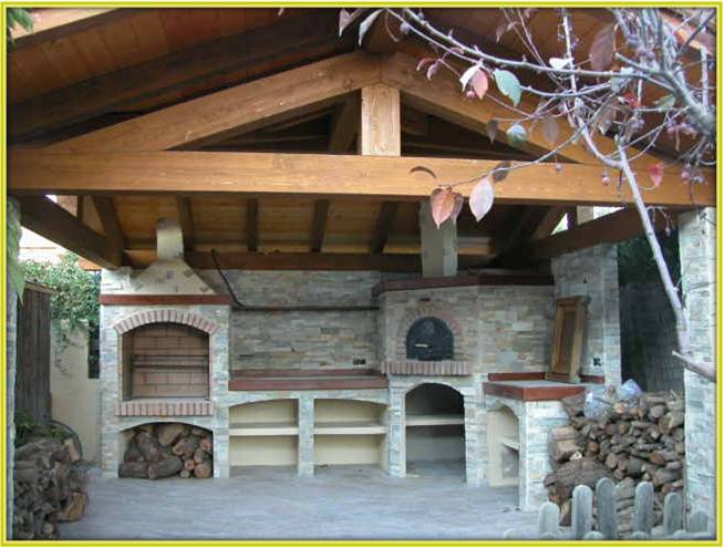 Porches y pérgolas de madera: PERGOLA PARA BARBACOA