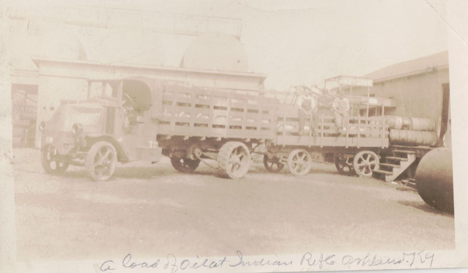 Genealogy Pilgrimage & Stories Along the Way "Fill er Up" Indian Oil