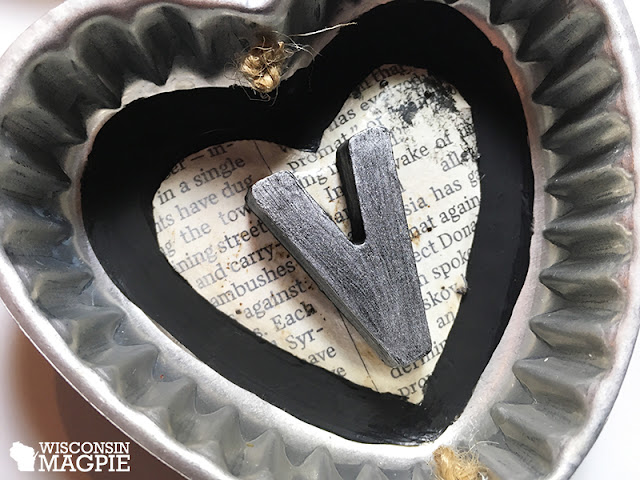Valentine's Day craft string of hearts