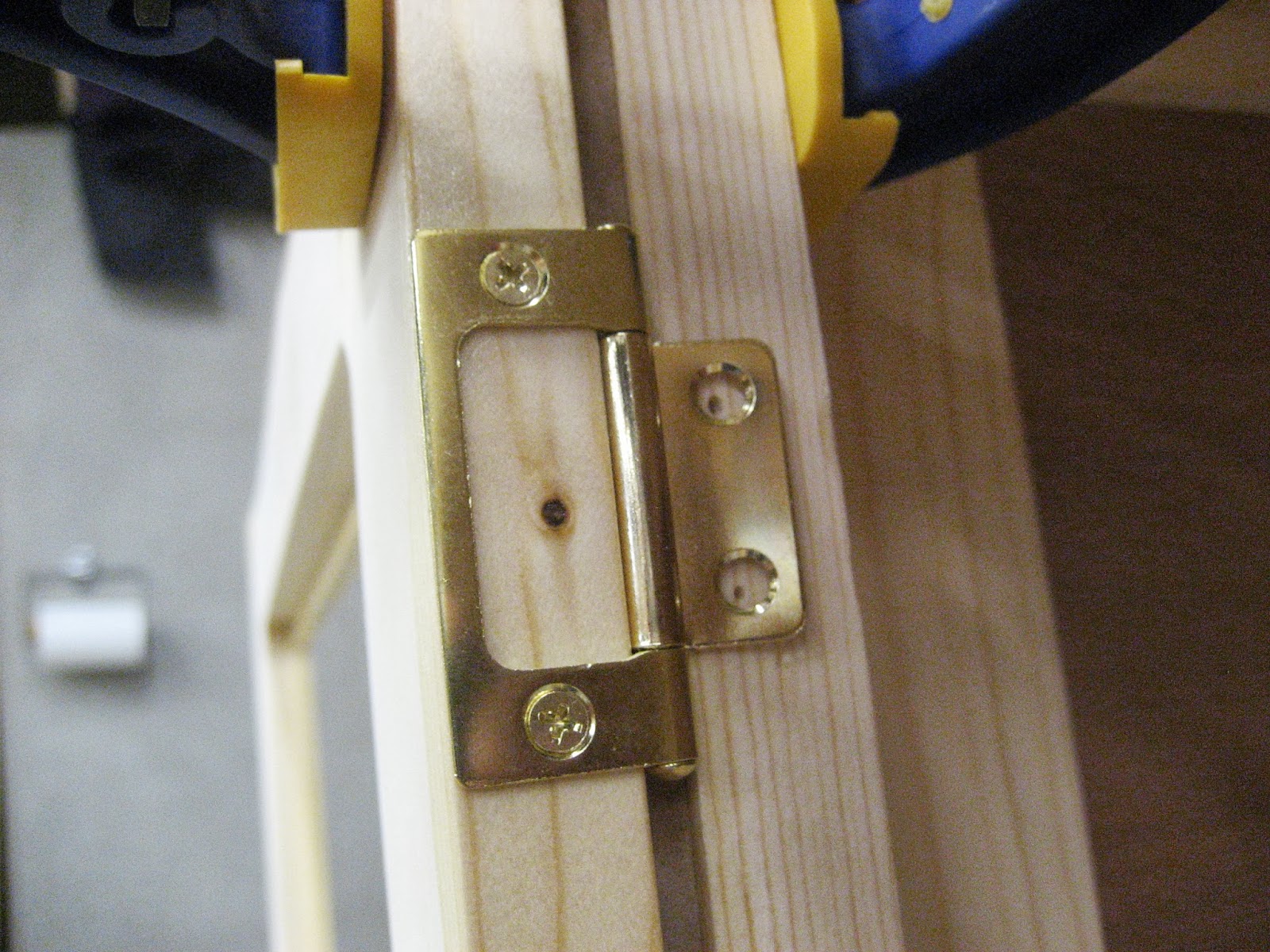 Installing NonMortise Hinges on Inset Doors with