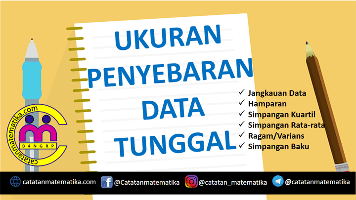Ukuran Penyebaran Data Tunggal Ukuran Penyebaran Data Tunggal