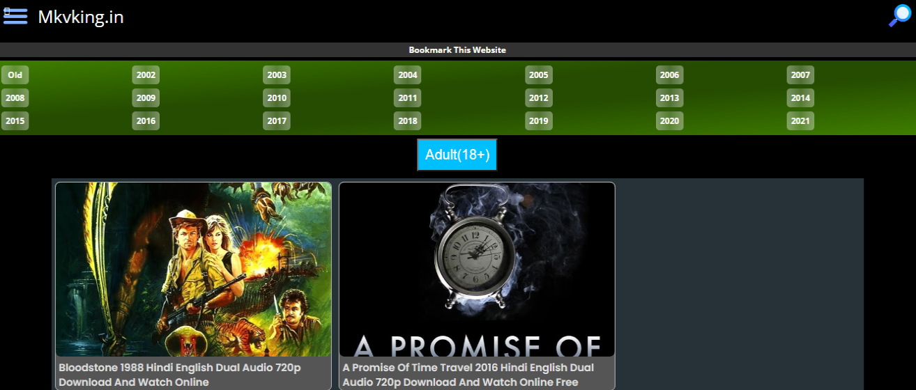 Mkvking 2021 Mkv King Piracy site Live Link, Download Mkv Movies