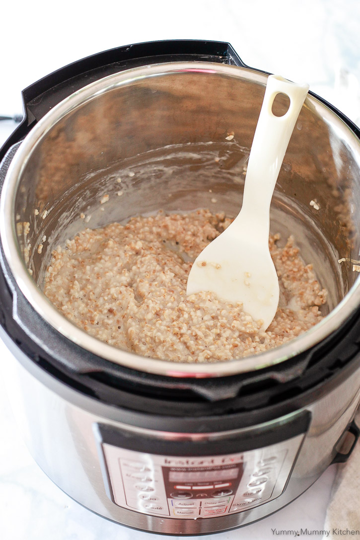 Slow Cooker or Instant Pot Steel Cut Oats Yummy Mummy Kitchen A