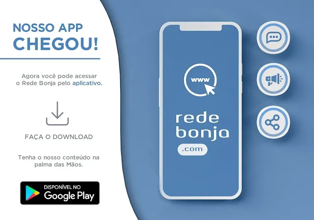 Aplicativo Rede Bonja disponível no Google Play para download