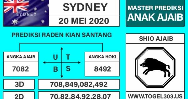19+ Prediksi Angka Main Sydney Rabu