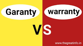 Guarantee and warranty meaning in Hindi