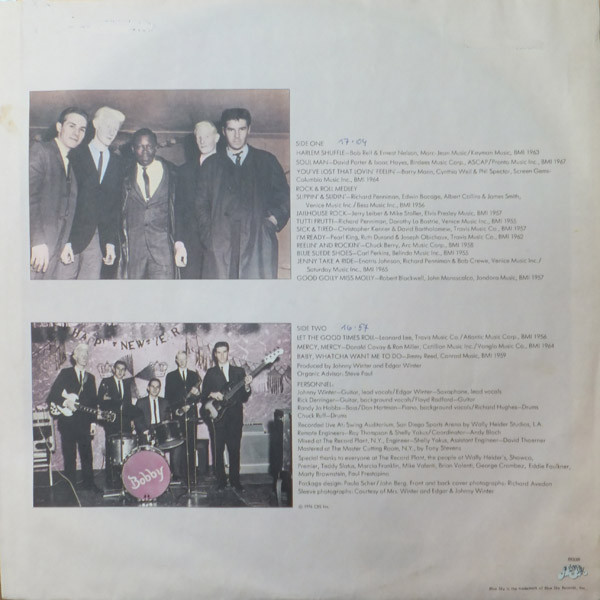 Classic Rock Covers Database Johnny Winter Together Edgar Winter