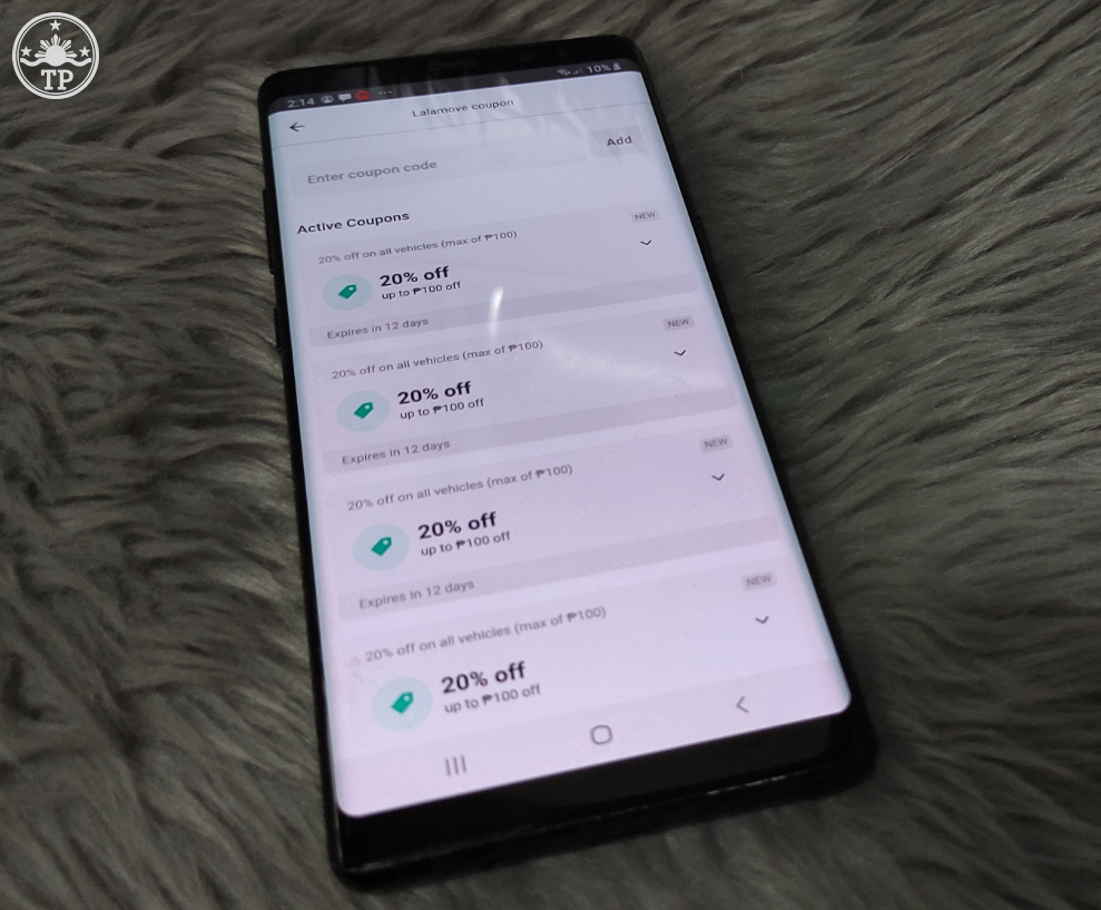 Coupon lalamove Rappler Lalamove