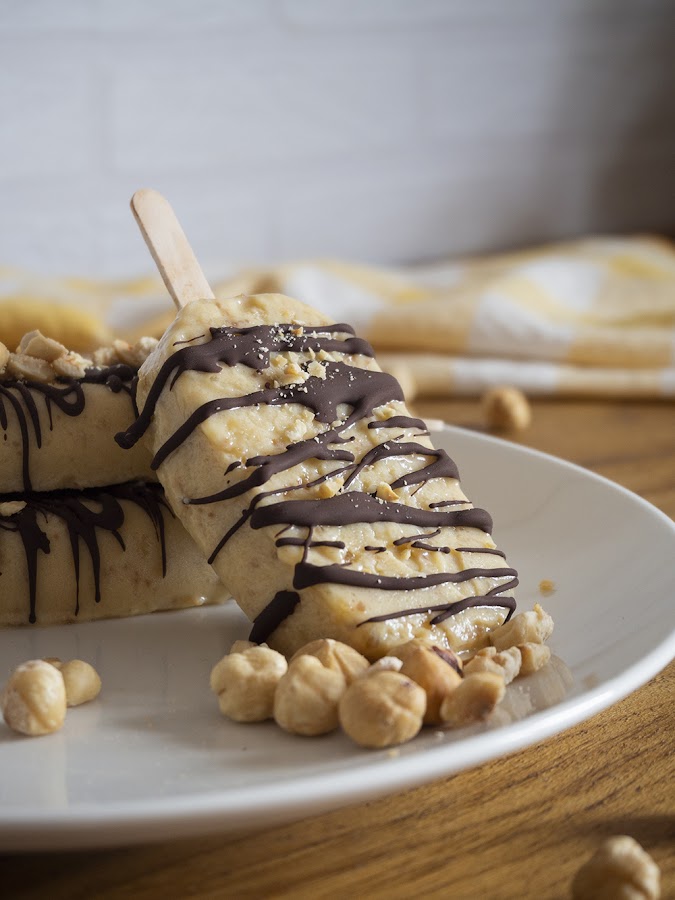 Helado saludable de plátano y mango _4