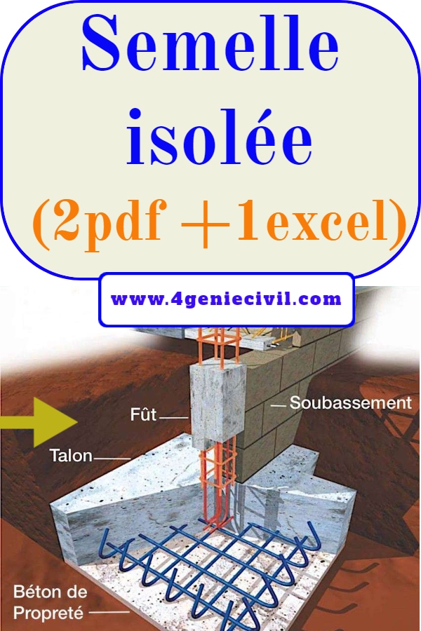 Calcul semelle isolée sous poteau pdf