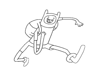 #5 Finn Coloring Page