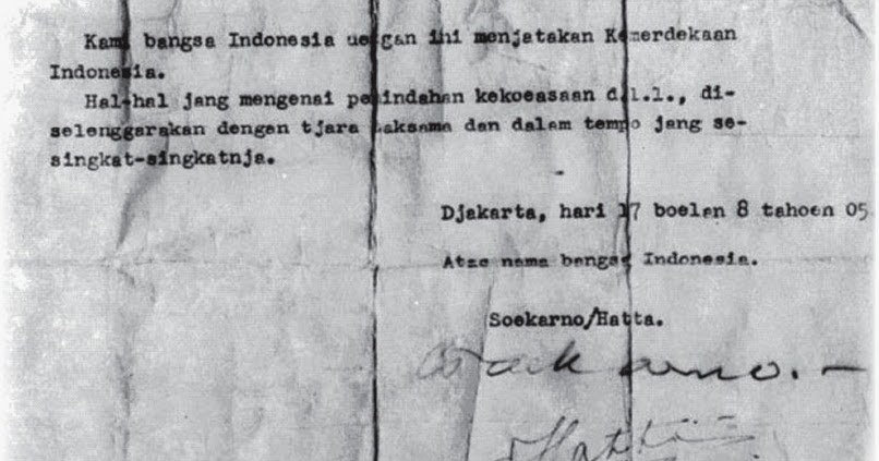 Apa Yang Dimaksud Dengan Proklamasi Itu? Biasa Membaca