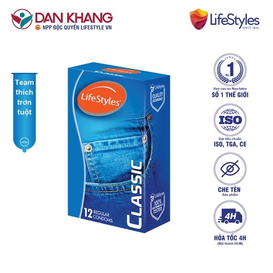 COMBO 1 HỘP BAO CAO SU CLASSIC (12 BAO/HỘP) + 1 HỘP BAO CAO SU MIXED BERRY (3 BAO/HỘP) - LIFESTYLES 14 sm 933503316315 1636431126037