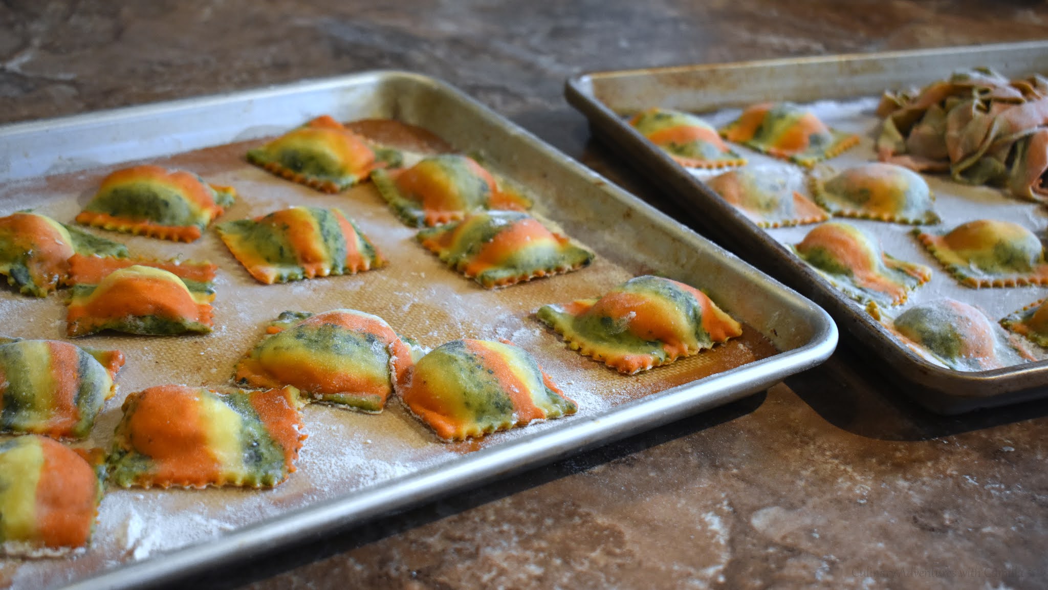 CrabStuffed Ravioli in a Spicy PepperTomato Sauce + 2017 Comanche