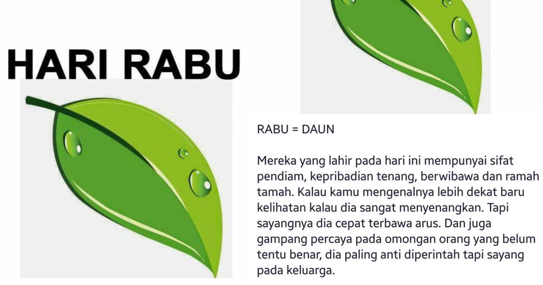 Arti Hari Lahir Rabu - Info Study