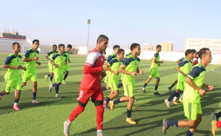 بالصور | تدريبات المنتخب اليمني الأولمبي ضمن المعسكر الدريبي الداخلي في محافظة المهره
