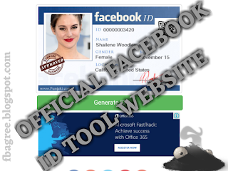 Facebook ID card Generator