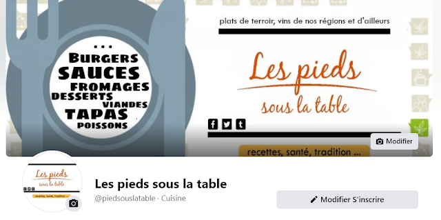 Les pieds sous la table La page Facebook