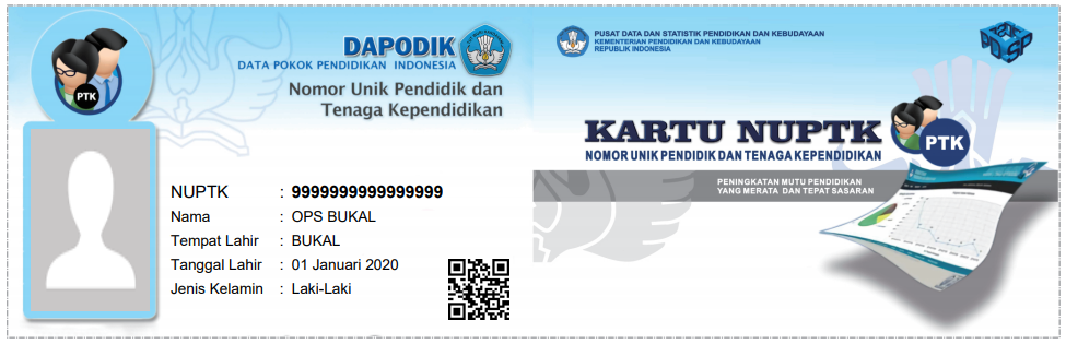 Cetak Kartu NUPTK OPS BUKAL