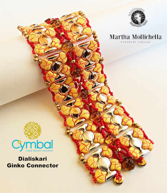 Ionic Beads Martha Mollichella The Beadsmith Cymbal elements beads