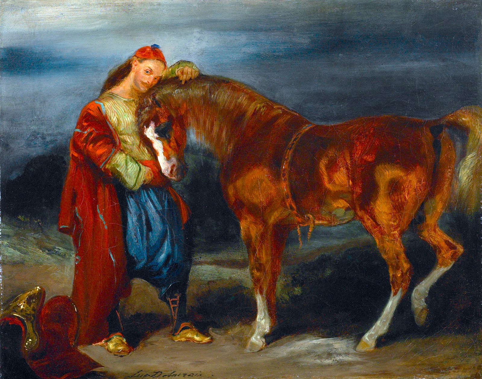 Dariusz caballeros Eugène Delacroix horses and warriors of Greek War