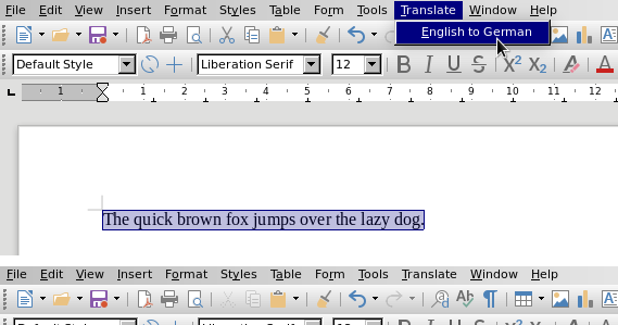 Libreoffice Ile Noral Makine Cevirisi Ayagimiza Geliyor