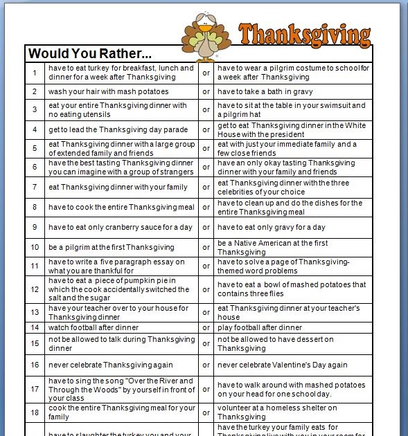 Thanksgiving day address