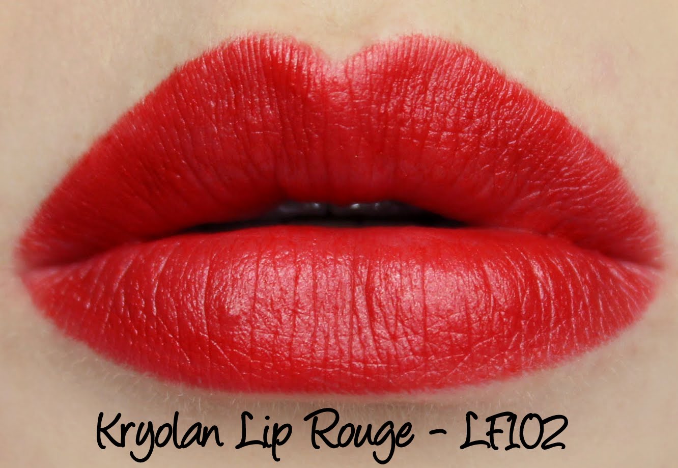 Kryolan Lip Rouge Fashion Lipstick LF102 Swatches & Review