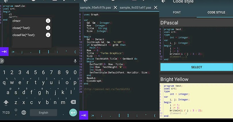 Pascal android. Pascal язык программирования Dowland. Паскаль на андроид. Pascal редактор. Pascal на Android перевод.