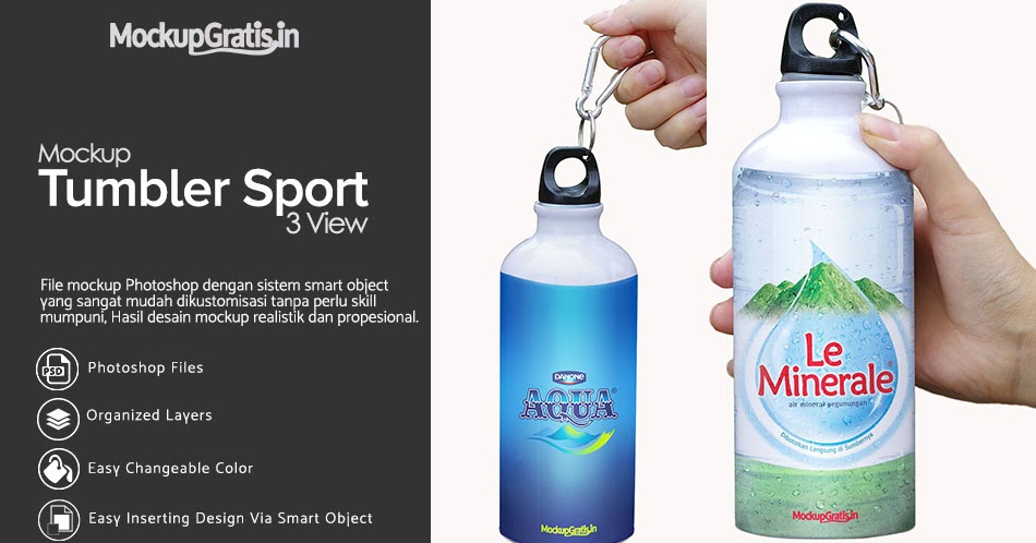 Download Mockup Gratis Tumbler Sport Custom 3 View Mockupgratis In Download Psd Mockup Gratis PSD Mockup Templates