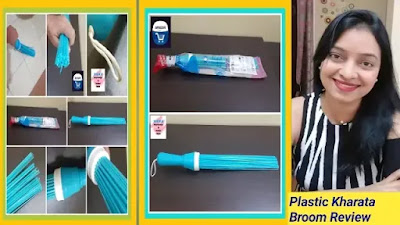 plastic bathroom kharata broom amazon review, plastic jhadu price, amazon plastic jhadu