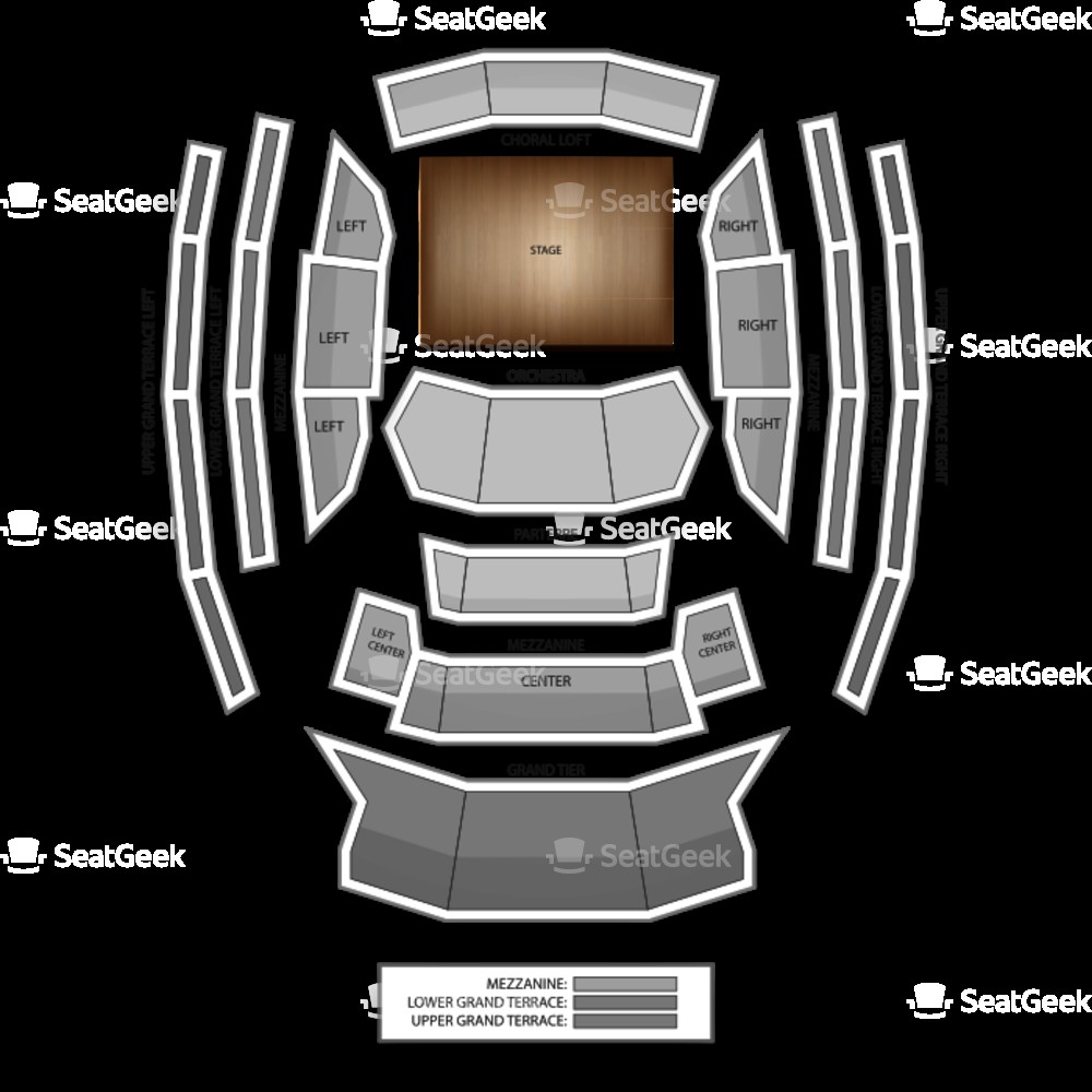 Kauffman Center Performing Arts Seating Chart