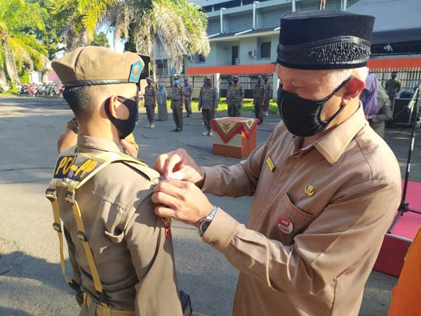 Puluhan Personel Satpol PP Kota Padang Dibekali Edukasi Bencana