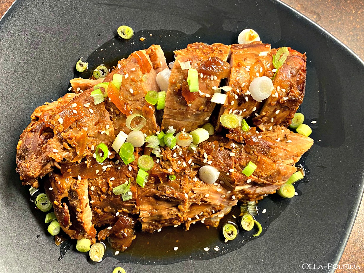 OllaPodrida Slow Cooker Brown Sugar Sesame Pork