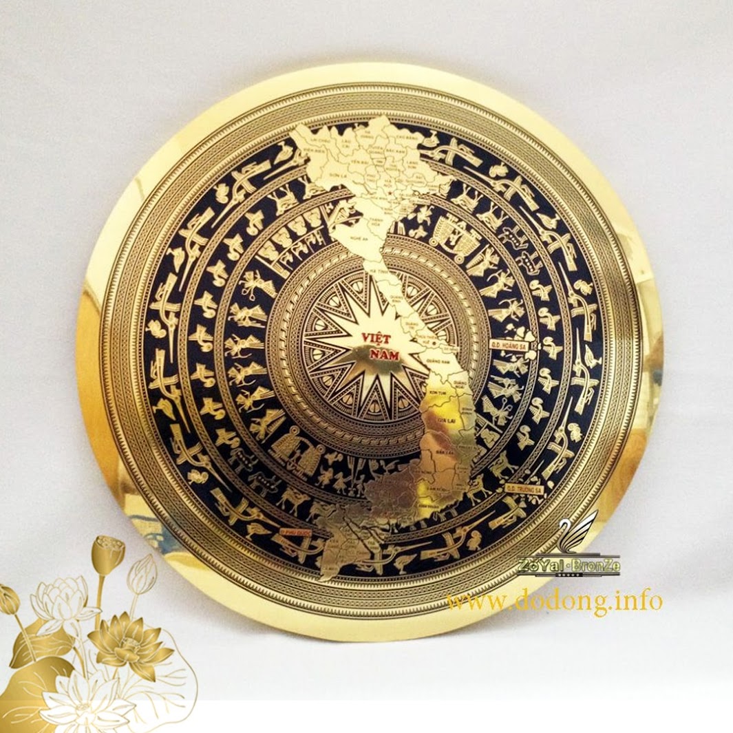 [A117] Địa chỉ mua mặt trống đồng treo tường trang trí phòng khách