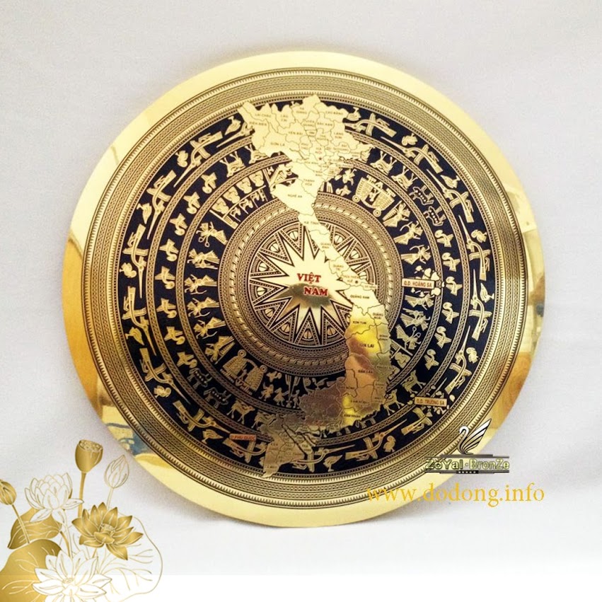 [A117] Mặt trống đồng treo tường chất lượng, giá tốt mua ở đâu?