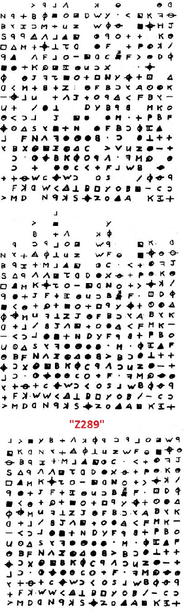 Zodiac Killer Theory The 17x17 Z340 Code Z2 Cipher