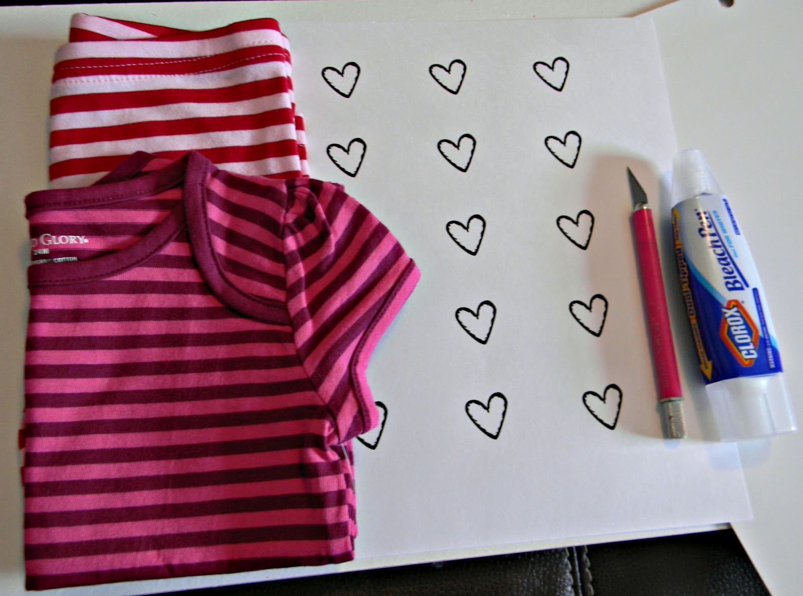 Cut your stencils out using the exacto knife. I actually decided to