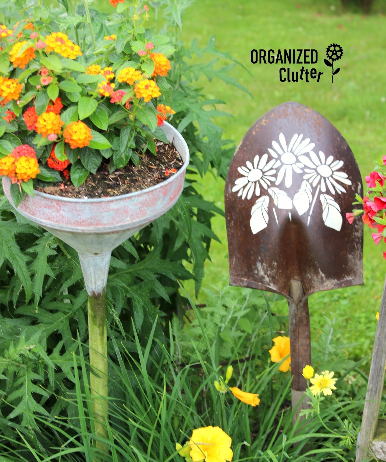 Shovel Head Art for the Garden Organized Clutter