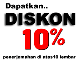 DISKON TERJEMAHAN