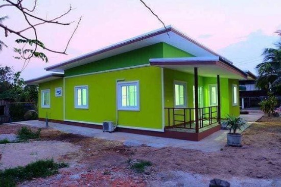 rumah minimalis kombinasi warna kombinasi warna hijau muda hijau tua gold