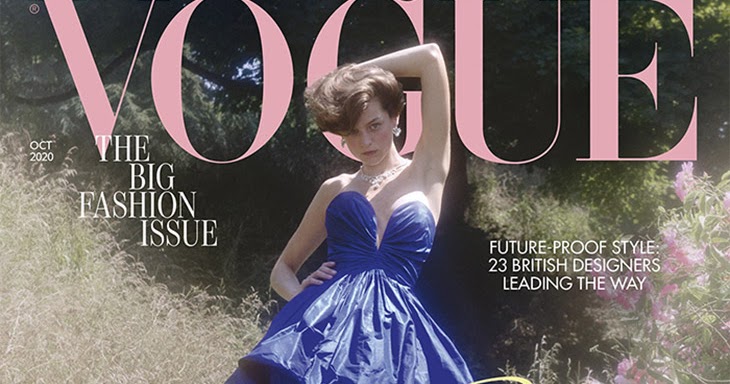 Emma Corrin covers Vogue UK October 2020