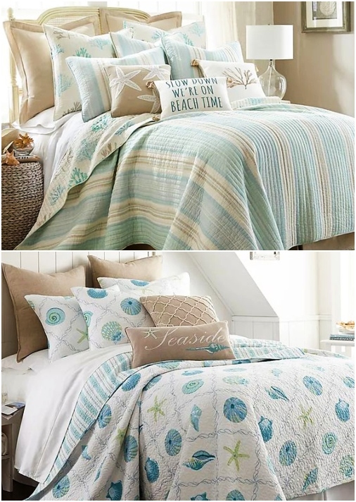 Shop Coastal Cotton Quilts Bedding